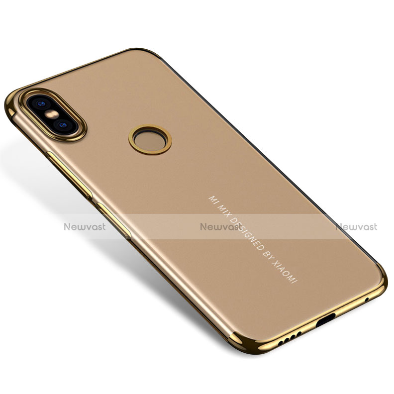 Ultra-thin Transparent TPU Soft Case H04 for Xiaomi Mi Mix 2S Gold