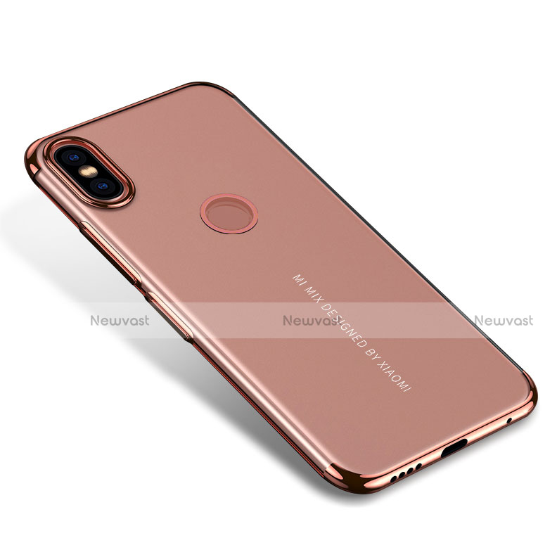 Ultra-thin Transparent TPU Soft Case H04 for Xiaomi Mi Mix 2S Rose Gold