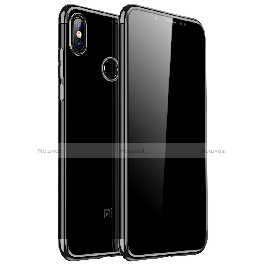 Ultra-thin Transparent TPU Soft Case H04 for Xiaomi Redmi Note 5 Black