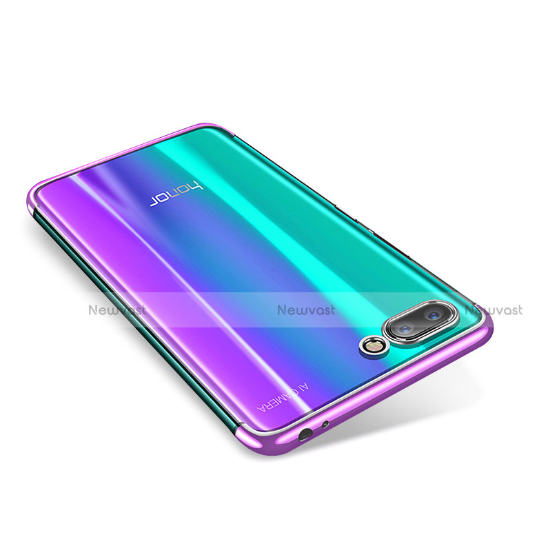 Ultra-thin Transparent TPU Soft Case H05 for Huawei Honor 10 Purple