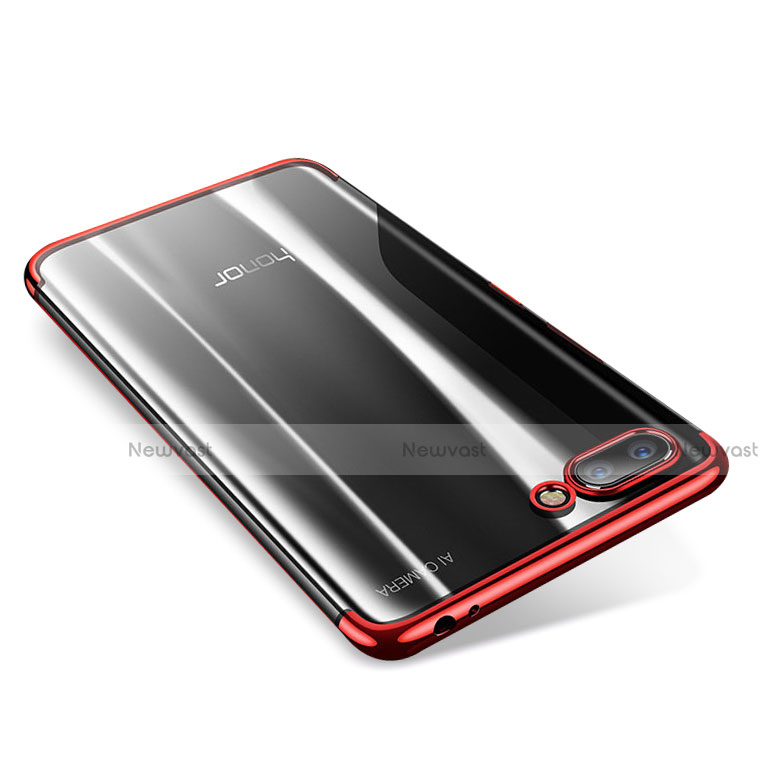 Ultra-thin Transparent TPU Soft Case H05 for Huawei Honor 10 Red