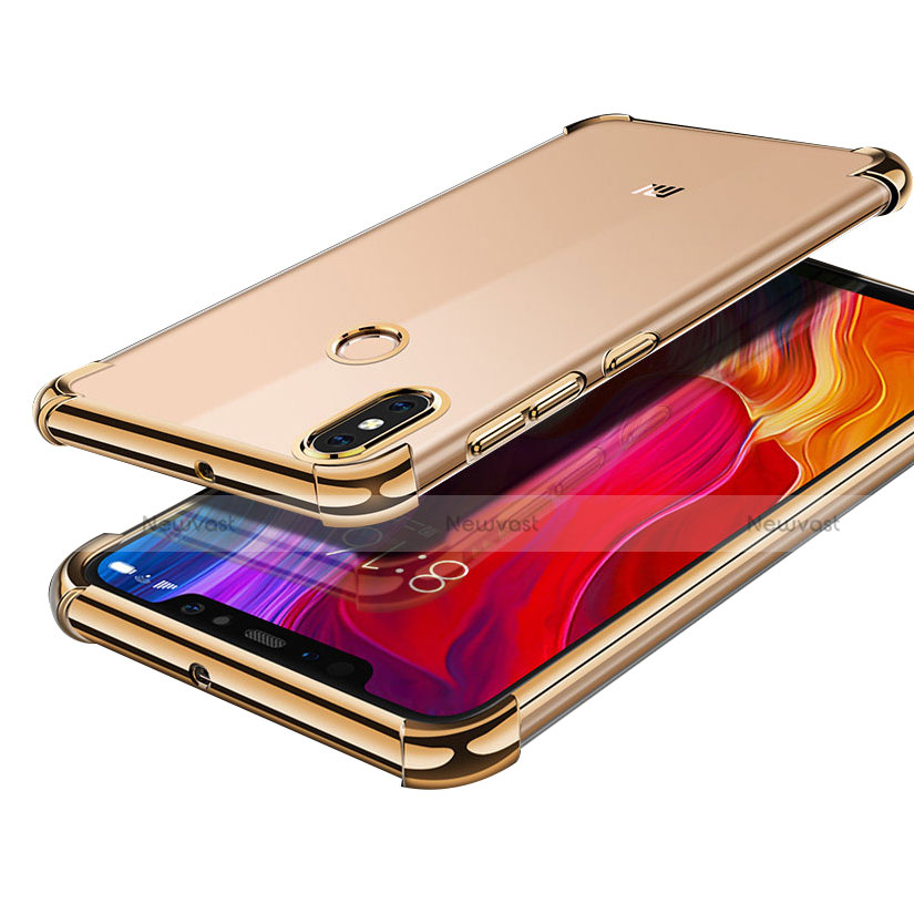 Ultra-thin Transparent TPU Soft Case H05 for Xiaomi Mi 8 Gold