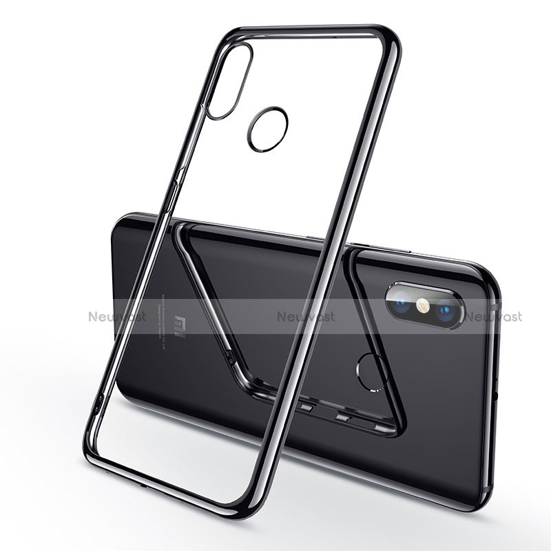 Ultra-thin Transparent TPU Soft Case H06 for Xiaomi Mi 8 Black