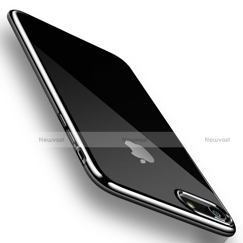 Ultra-thin Transparent TPU Soft Case H07 for Apple iPhone 8 Black