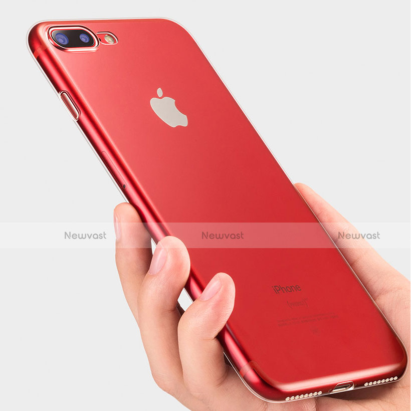 Ultra-thin Transparent TPU Soft Case H08 for Apple iPhone 8 Plus Clear