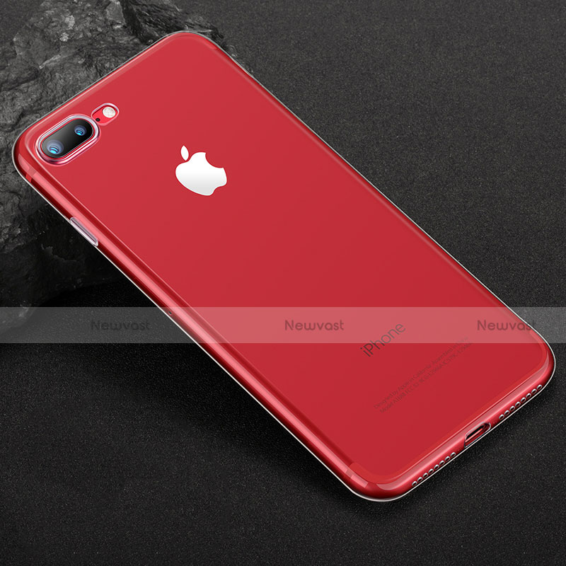 Ultra-thin Transparent TPU Soft Case H08 for Apple iPhone 8 Plus Clear