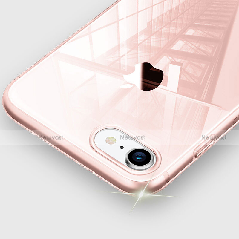 Ultra-thin Transparent TPU Soft Case H09 for Apple iPhone 8 Pink