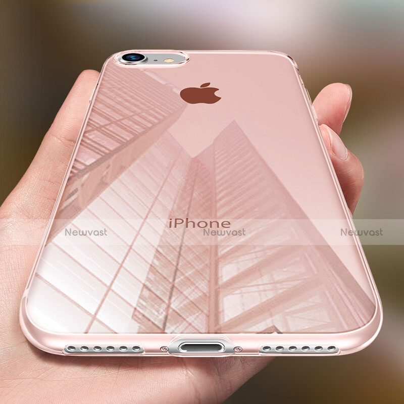 Ultra-thin Transparent TPU Soft Case H09 for Apple iPhone 8 Pink