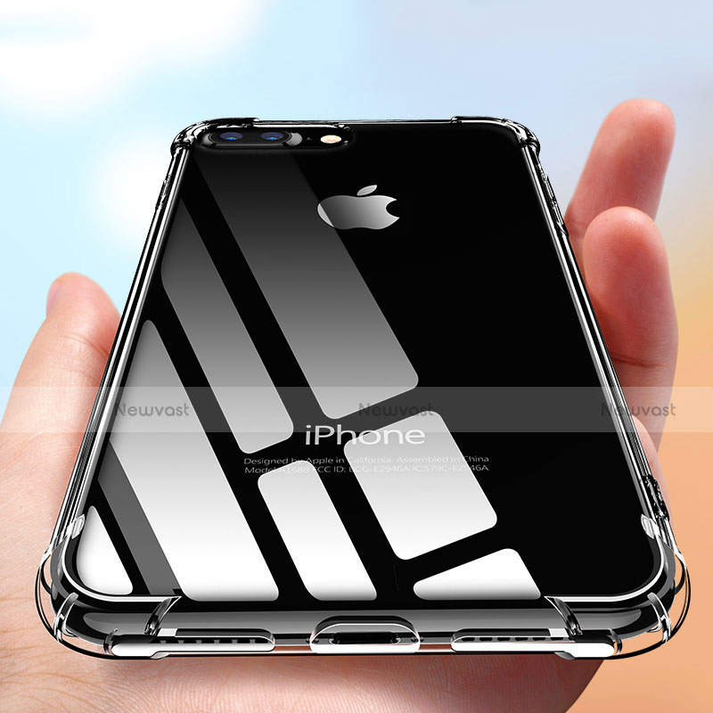 Ultra-thin Transparent TPU Soft Case H09 for Apple iPhone 8 Plus Clear