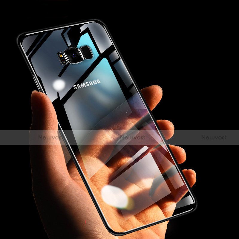 Ultra-thin Transparent TPU Soft Case H09 for Samsung Galaxy S8 Plus Black