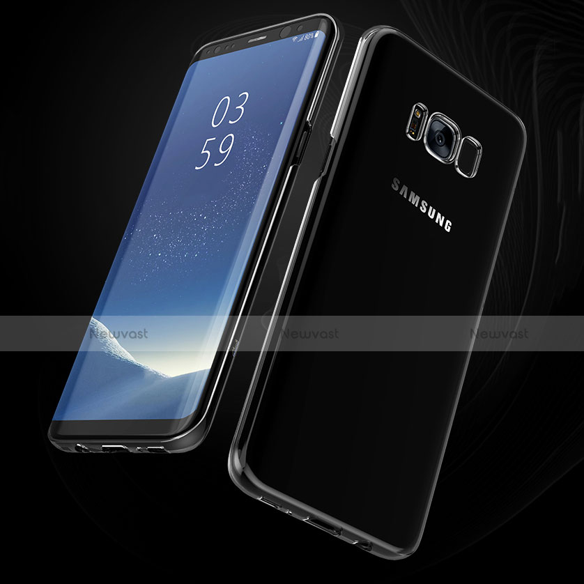 Ultra-thin Transparent TPU Soft Case H09 for Samsung Galaxy S8 Plus Black