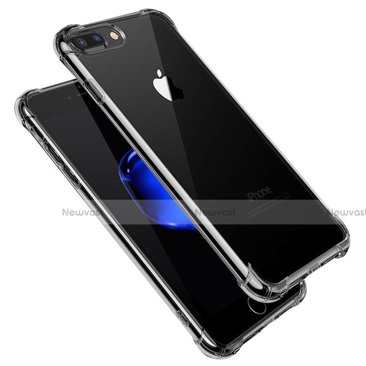 Ultra-thin Transparent TPU Soft Case H14 for Apple iPhone 8 Plus Clear