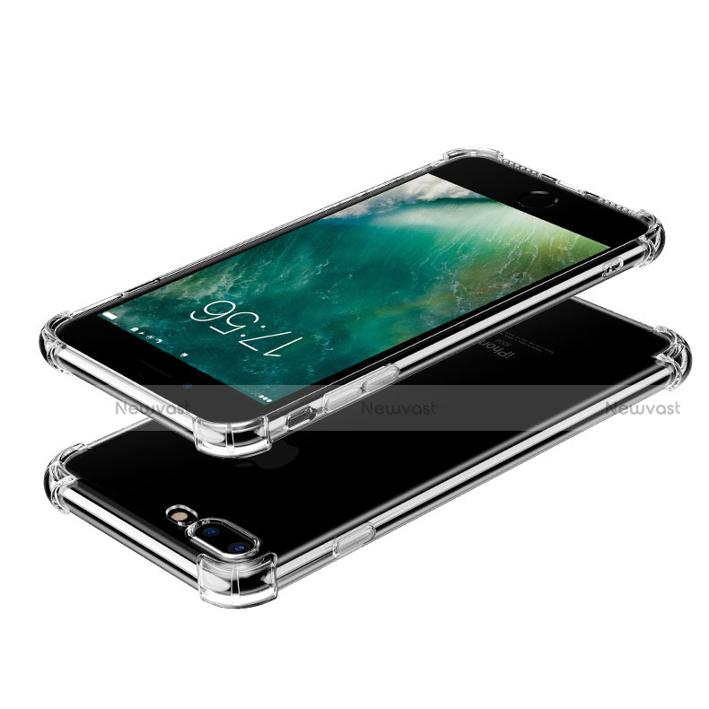 Ultra-thin Transparent TPU Soft Case H14 for Apple iPhone 8 Plus Clear