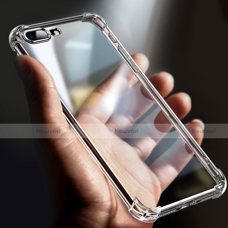 Ultra-thin Transparent TPU Soft Case H14 for Apple iPhone 8 Plus Clear