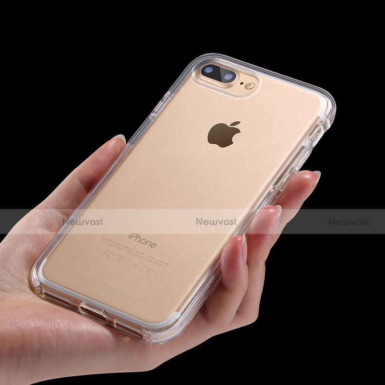 Ultra-thin Transparent TPU Soft Case H17 for Apple iPhone 8 Plus Clear