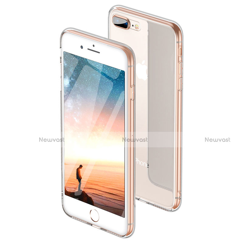 Ultra-thin Transparent TPU Soft Case H18 for Apple iPhone 8 Plus Clear