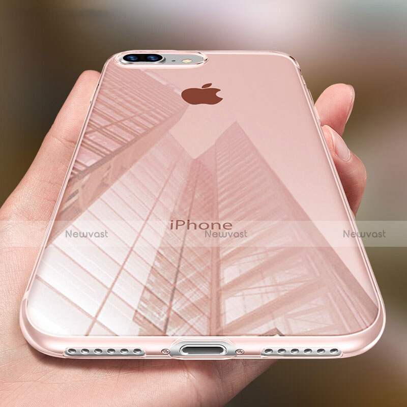 Ultra-thin Transparent TPU Soft Case H20 for Apple iPhone 8 Plus Pink