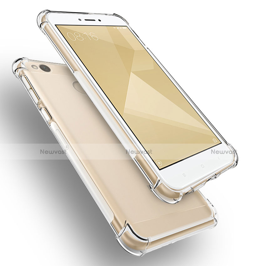 Ultra-thin Transparent TPU Soft Case HT01 for Xiaomi Redmi 4X Clear