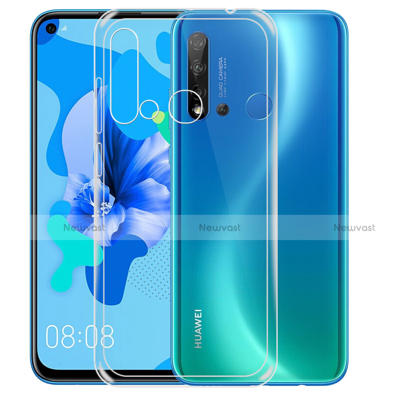 Ultra-thin Transparent TPU Soft Case K01 for Huawei Nova 5i Clear