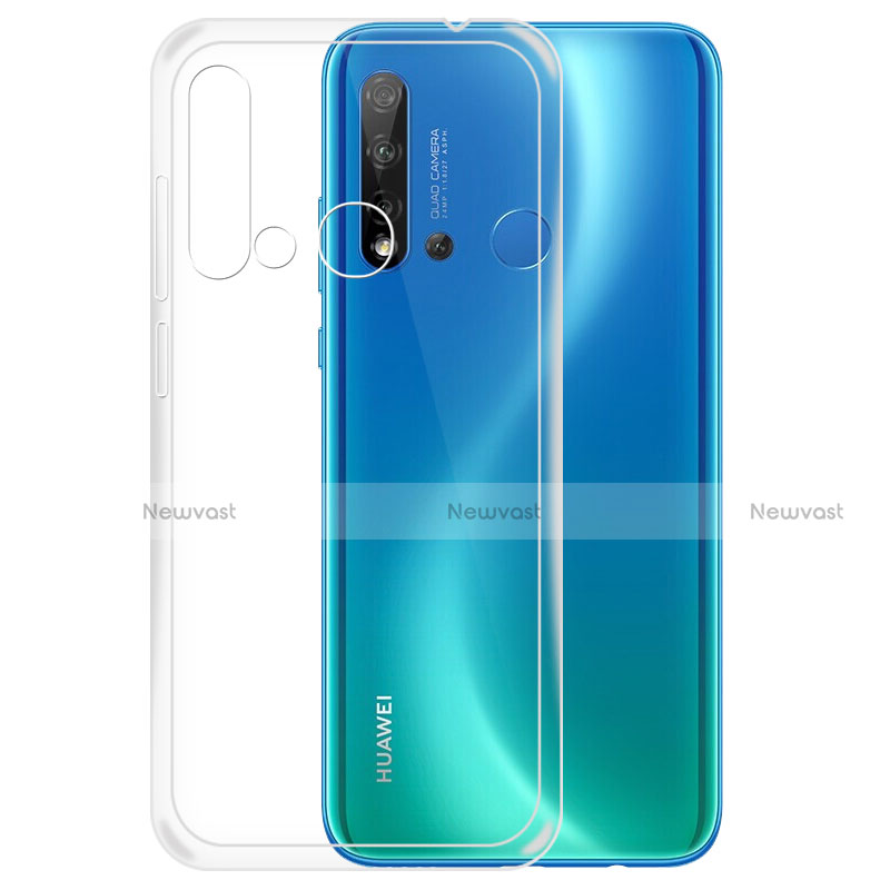 Ultra-thin Transparent TPU Soft Case K01 for Huawei Nova 5i Clear