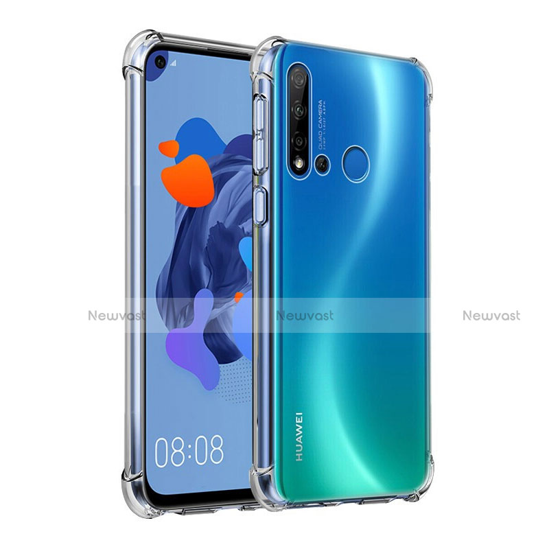 Ultra-thin Transparent TPU Soft Case K03 for Huawei Nova 5i Clear