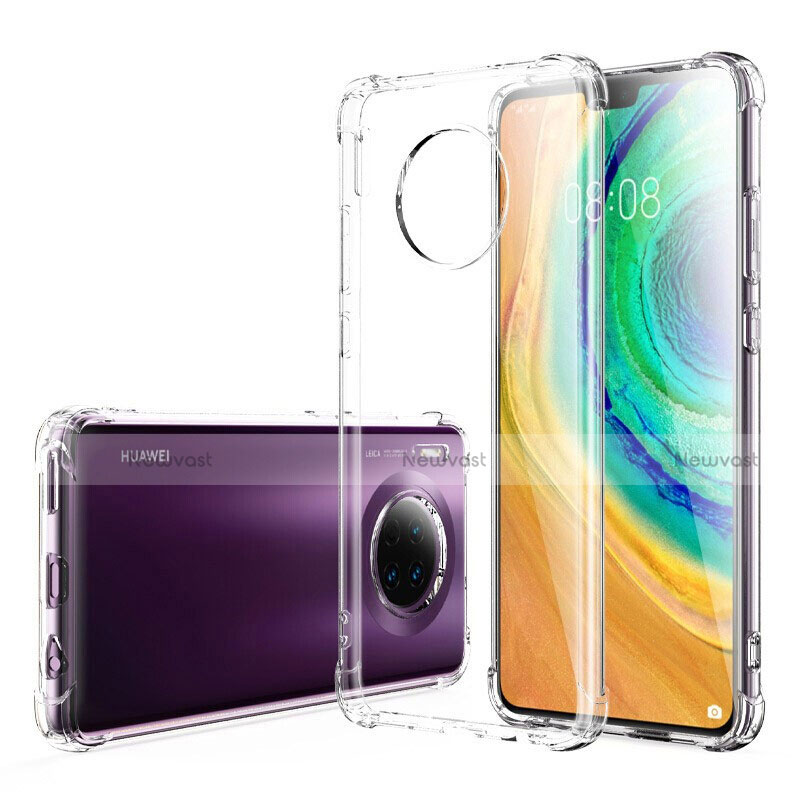 Ultra-thin Transparent TPU Soft Case K04 for Huawei Mate 30E Pro 5G Clear