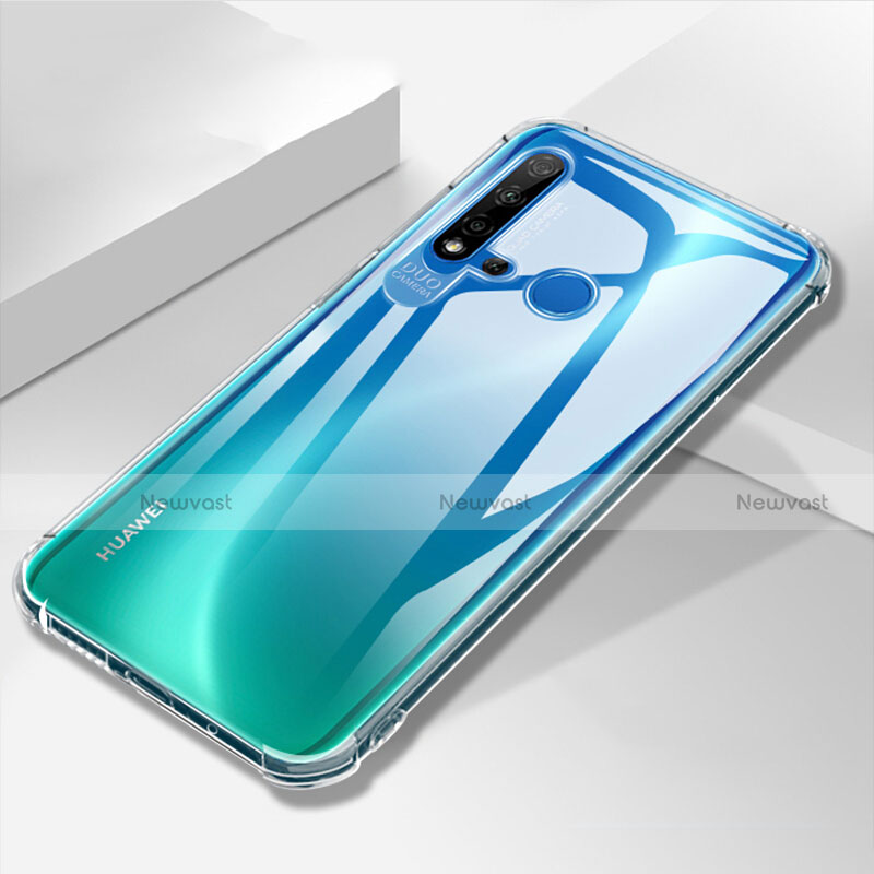 Ultra-thin Transparent TPU Soft Case K04 for Huawei Nova 5i Clear