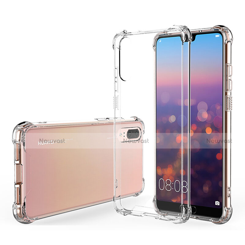 Ultra-thin Transparent TPU Soft Case K05 for Huawei P20 Clear