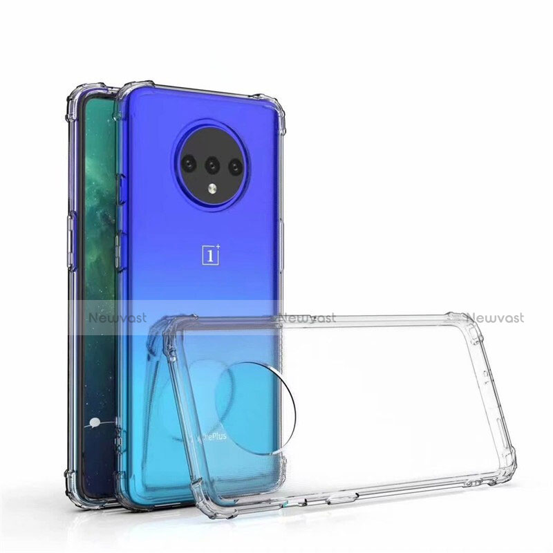 Ultra-thin Transparent TPU Soft Case K05 for OnePlus 7T Clear