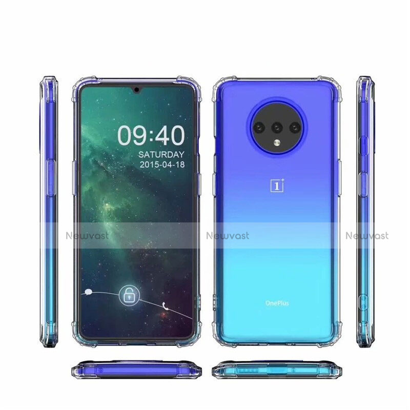 Ultra-thin Transparent TPU Soft Case K05 for OnePlus 7T Clear