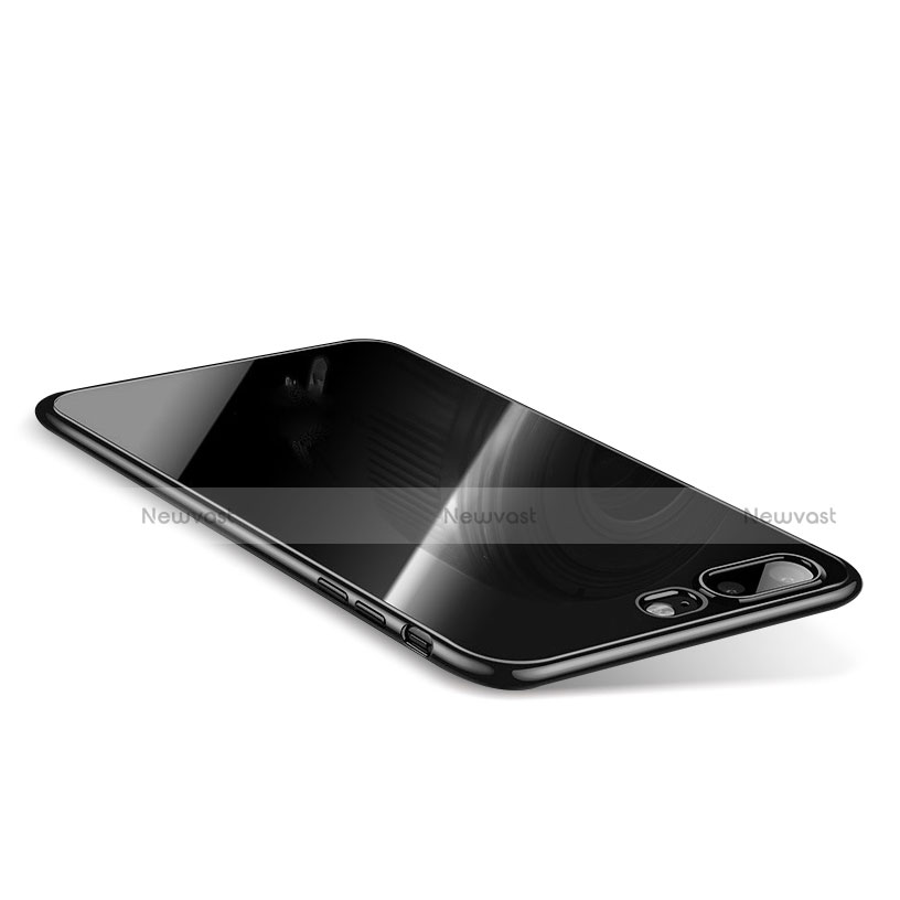 Ultra-thin Transparent TPU Soft Case Q01 for Apple iPhone 7 Plus Black