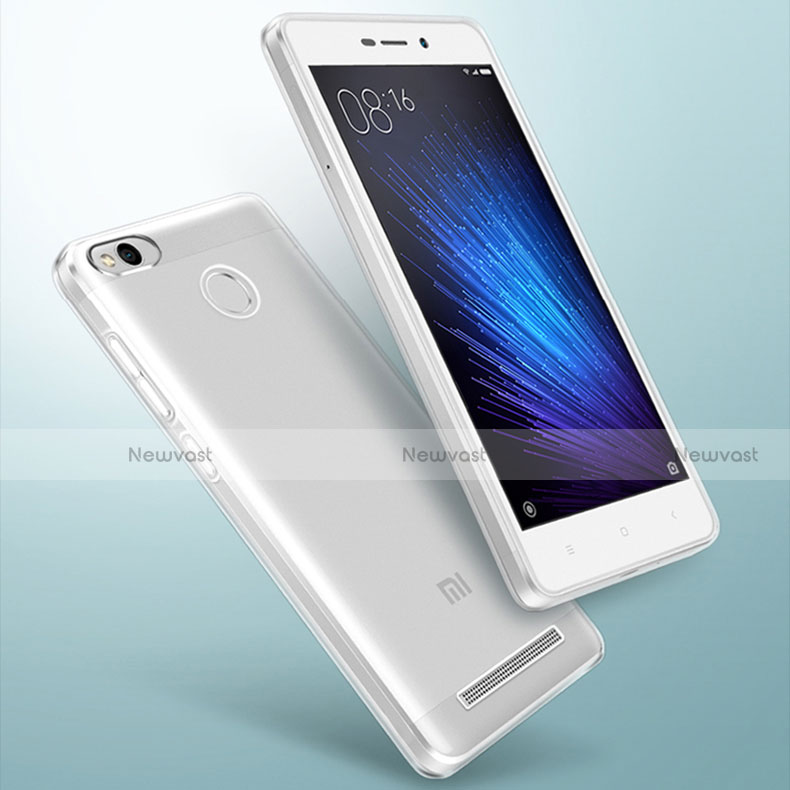 Ultra-thin Transparent TPU Soft Case Q01 for Xiaomi Redmi 3 Pro Clear