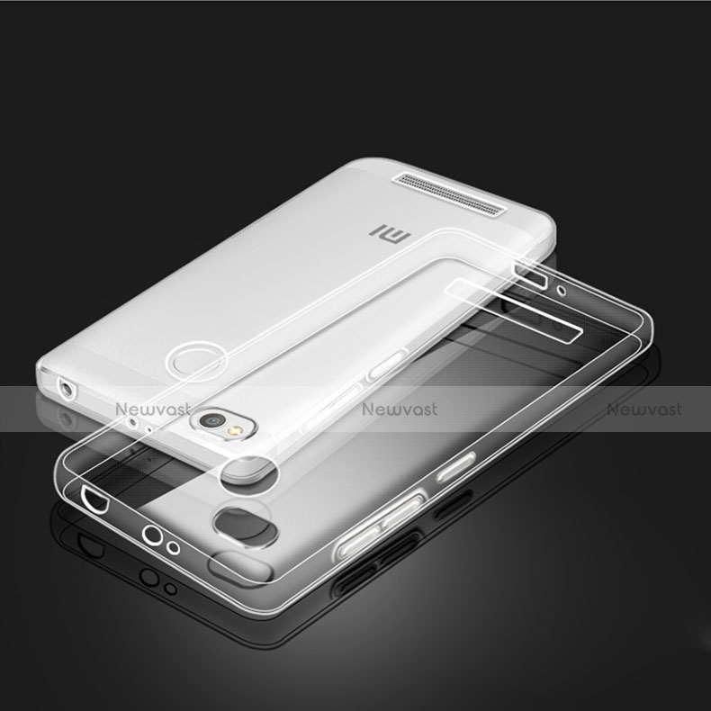 Ultra-thin Transparent TPU Soft Case Q01 for Xiaomi Redmi 3 Pro Clear