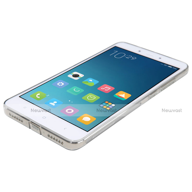 Ultra-thin Transparent TPU Soft Case Q02 for Xiaomi Redmi Note 4X High Edition Gray