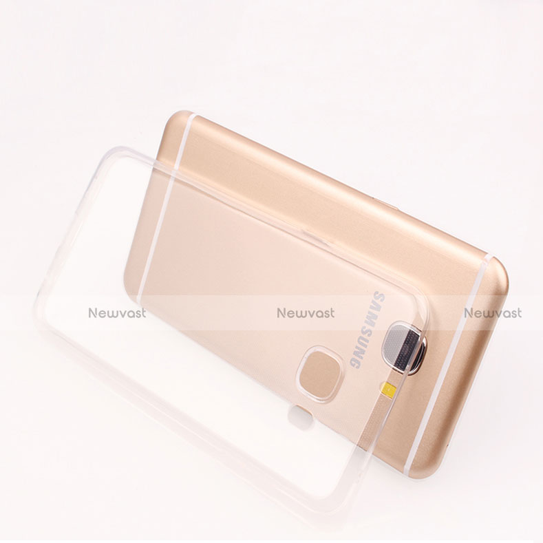 Ultra-thin Transparent TPU Soft Case R01 for Samsung Galaxy C7 SM-C7000 Clear