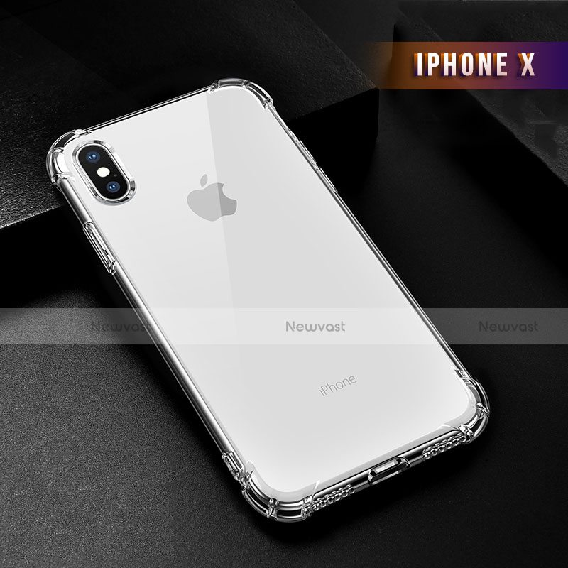 Ultra-thin Transparent TPU Soft Case R03 for Apple iPhone Xs Clear