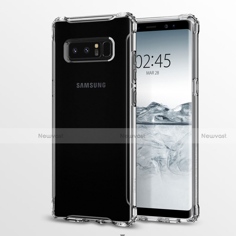 Ultra-thin Transparent TPU Soft Case R03 for Samsung Galaxy Note 8 Clear