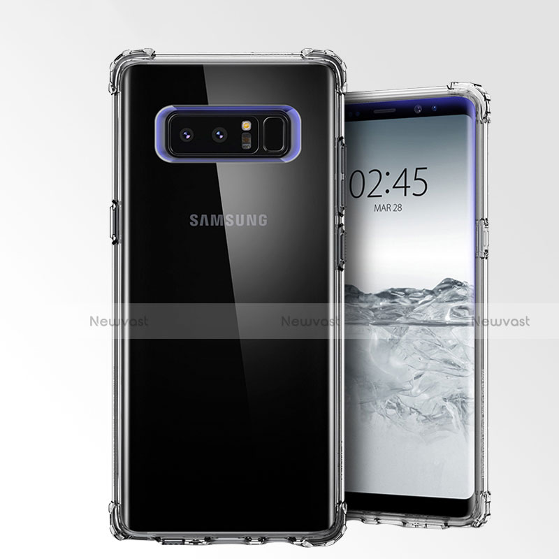 Ultra-thin Transparent TPU Soft Case R03 for Samsung Galaxy Note 8 Clear