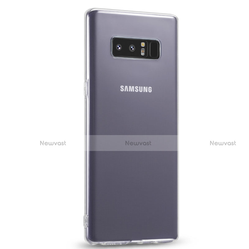 Ultra-thin Transparent TPU Soft Case R04 for Samsung Galaxy Note 8 Duos N950F Clear