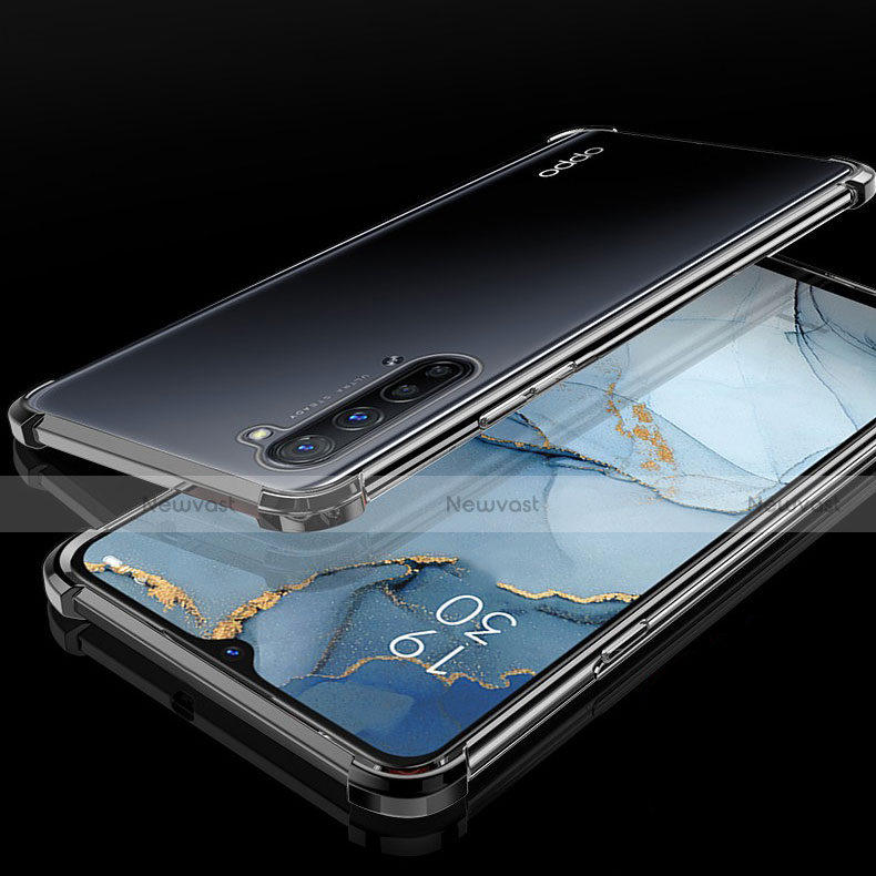 Ultra-thin Transparent TPU Soft Case S01 for Oppo Reno3 Black