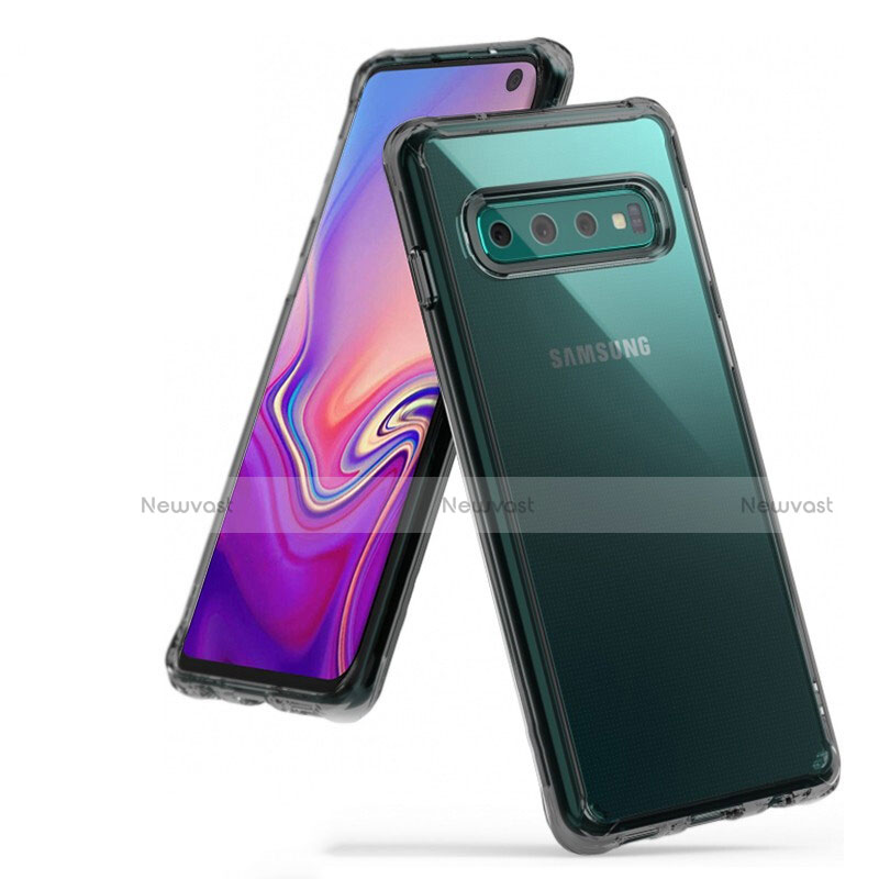 Ultra-thin Transparent TPU Soft Case S01 for Samsung Galaxy S10 Gray