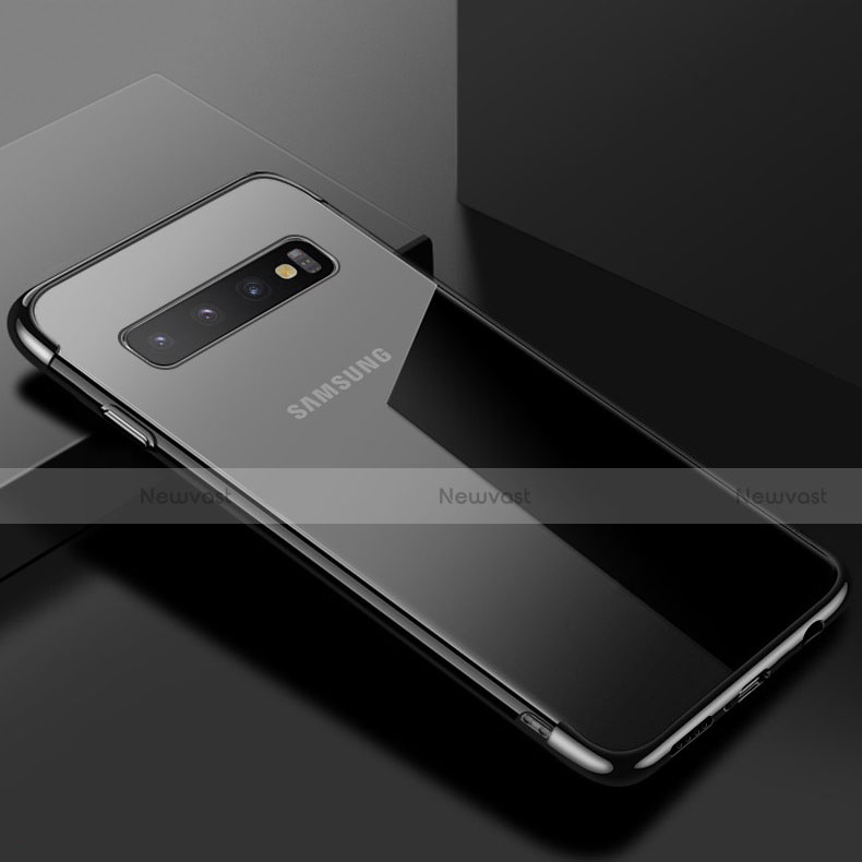 Ultra-thin Transparent TPU Soft Case S03 for Samsung Galaxy S10 5G Black