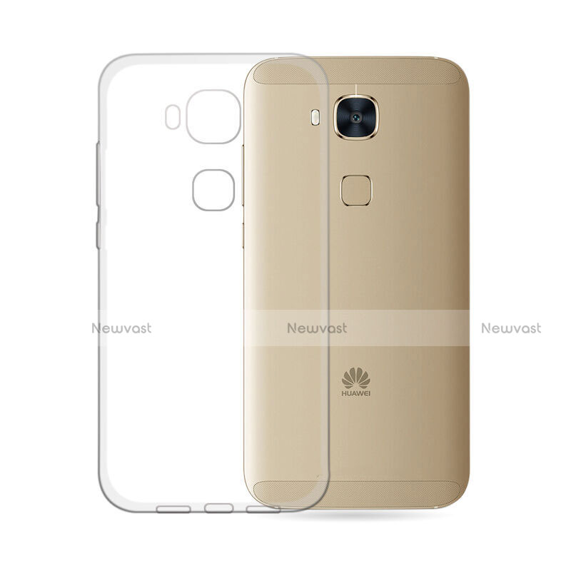 Ultra-thin Transparent TPU Soft Case T01 for Huawei G9 Plus Clear