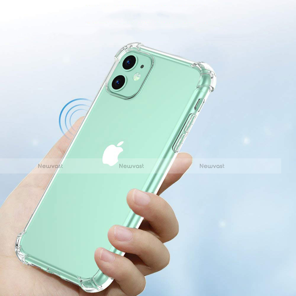 Ultra-thin Transparent TPU Soft Case T02 for Apple iPhone 11 Clear