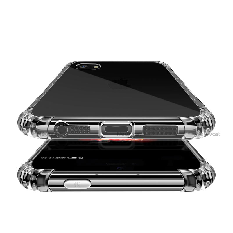 Ultra-thin Transparent TPU Soft Case T02 for Apple iPhone 5 Clear