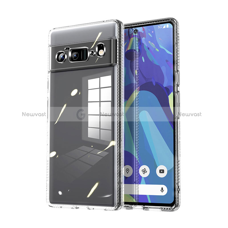 Ultra-thin Transparent TPU Soft Case T02 for Google Pixel 6 Pro 5G Clear