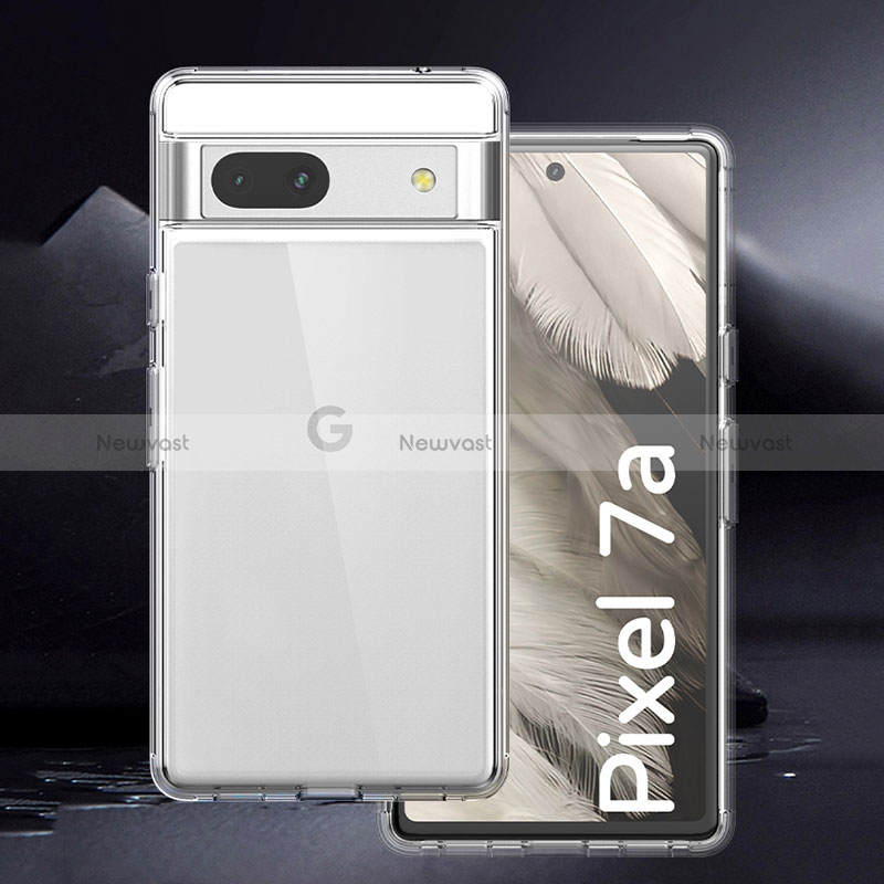 Ultra-thin Transparent TPU Soft Case T02 for Google Pixel 7a 5G Clear