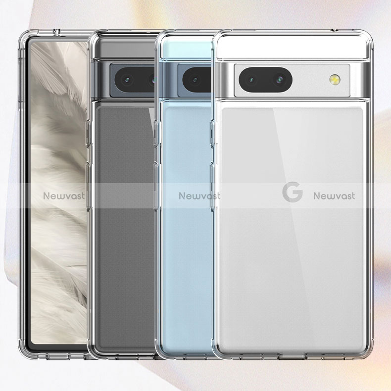 Ultra-thin Transparent TPU Soft Case T02 for Google Pixel 7a 5G Clear