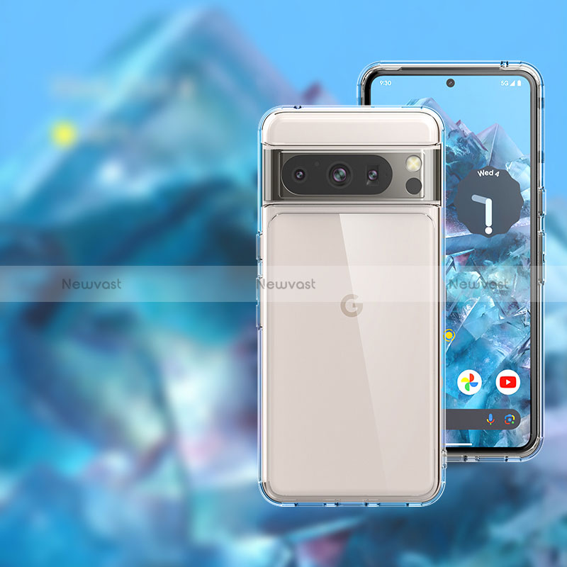 Ultra-thin Transparent TPU Soft Case T02 for Google Pixel 8 Pro 5G Clear