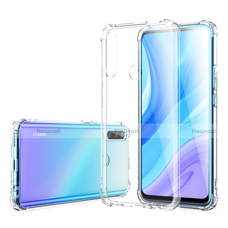 Ultra-thin Transparent TPU Soft Case T02 for Huawei Enjoy 10 Plus Clear